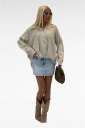 blusa arricciata sul fondo morning